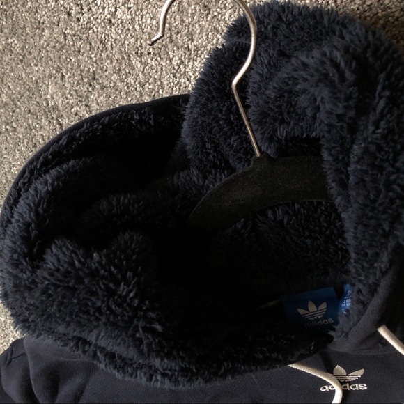 navy blue adidas hoodie - Picture 3 of 3